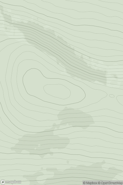 Thumbnail image for Creag Bhalg [Cairngorms] showing contour plot for surrounding peak